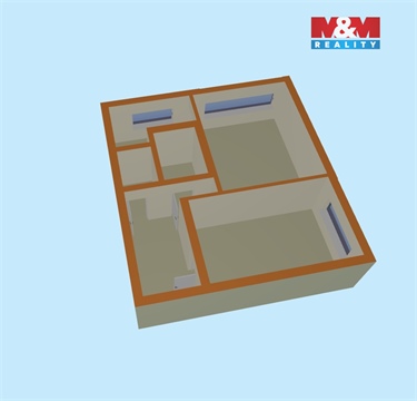 Prodej bytu 2+1, 54 m² - 0