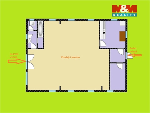Prodej obchodních prostor, 117 m² 10