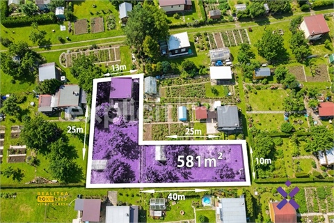 Prodej zahrady, 581 m² - 0