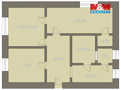 Prodej bytu 2+1, 58 m² 10