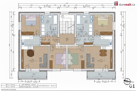 Prodej bytu 3kk, 71 m² 20