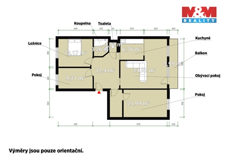 Prodej bytu 4+1, 86 m² - 4