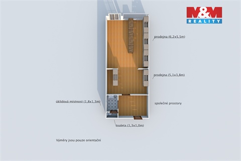 Pronájem obchodních prostor, 57 m² 8