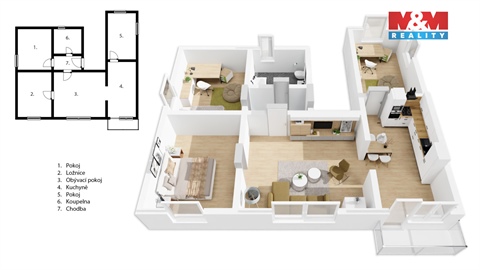 Prodej bytu 4kk, 95 m² - 10