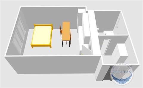 Pronájem bytu 1kk, 33 m² - 6