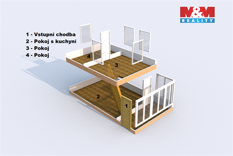 Prodej chaty / chapuly, 40 m² - 4