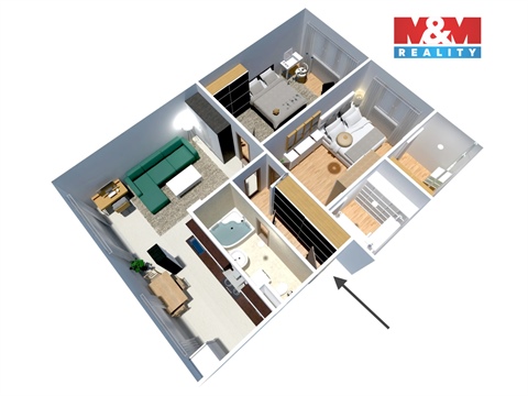 Prodej bytu 3+1, 68 m² - 6