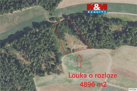 Prodej louky, 4 896 m² 0