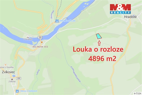 Prodej louky, 4 896 m² - 0