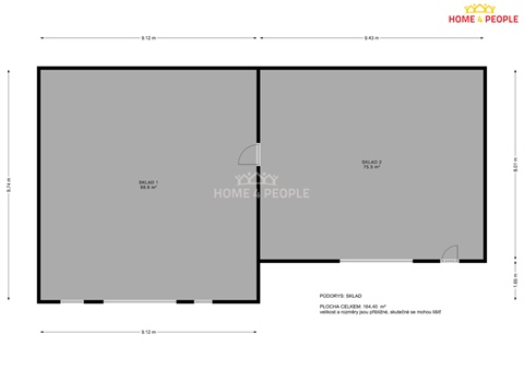 Pronájem skladu / haly, 170 m² - 16