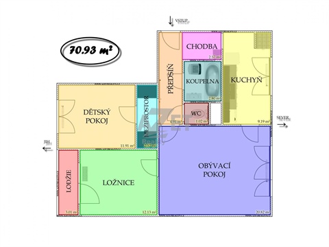 Prodej bytu 3+1, 71 m² 6