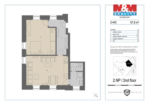 Prodej bytu 2kk, 64 m² - 12