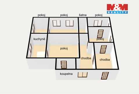 Prodej rodinného domu, 105 m² 8
