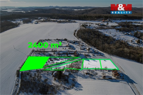Prodej stavebního pozemku, 2 400 m² - 0