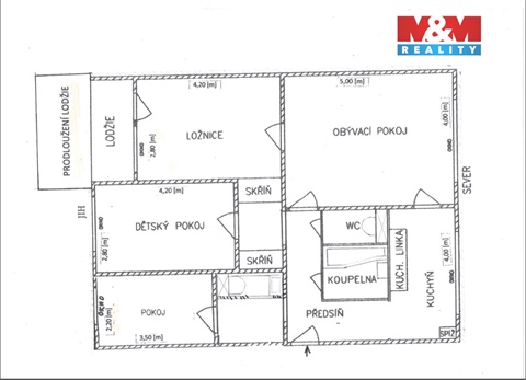 Prodej bytu 4+1, 88 m² 2