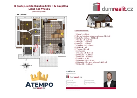 Prodej rodinného domu, 167 m² - 2