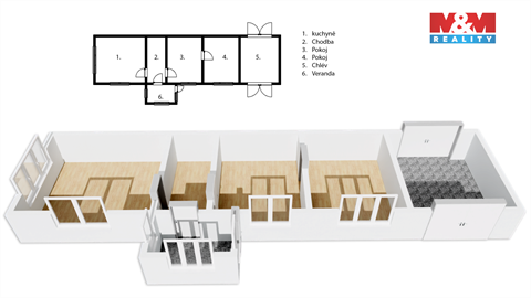 Prodej chaty / chapuly, 75 m² - 2