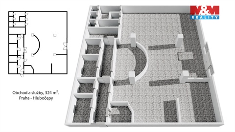 Pronájem obchodních prostor, 324 m² - 2
