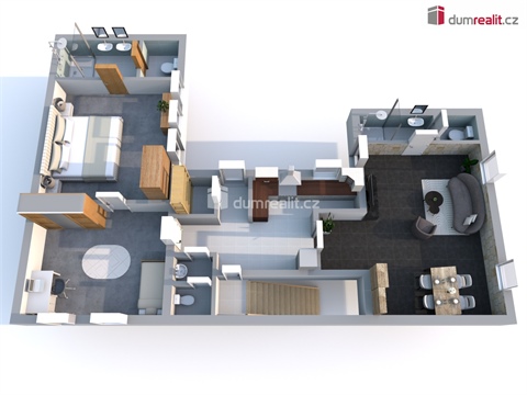 Pronájem bytu 3kk, 100 m² 2