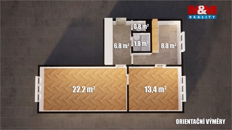 Prodej bytu 2+1, 55 m² 10