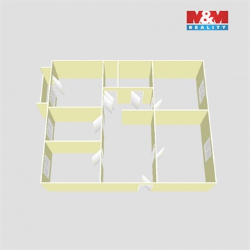 Pronájem bytu 4+1, 75 m² 2