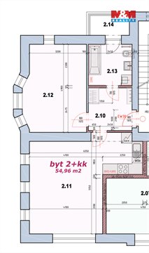 Pronájem bytu 2kk, 55 m² - 18
