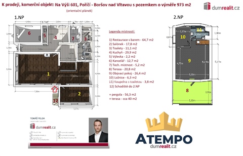 Prodej restaurace, 297 m² - 2
