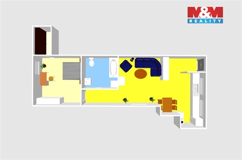 Prodej bytu 2kk, 66 m² - 8