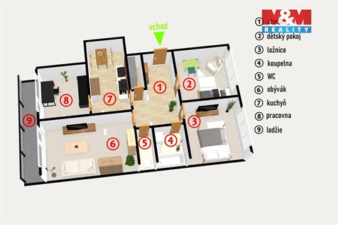 Prodej bytu 4+1, 84 m² 8