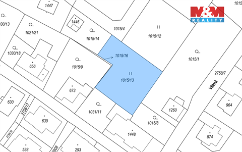 Prodej stavebního pozemku, 751 m² 2