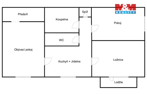 Prodej bytu 3+1, 70 m² - 8