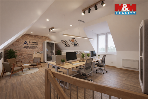 Pronájem kanceláře, 43 m² - 2