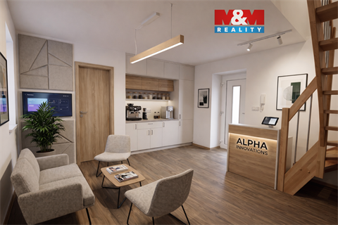 Pronájem kanceláře, 43 m² - 0