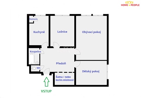 Prodej bytu 3+1, 93 m² - 0