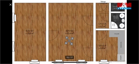 Prodej bytu 2+1, 66 m² 8