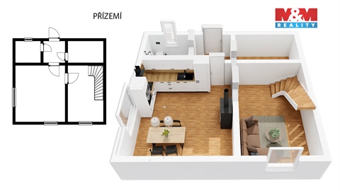 Prodej rodinného domu, 80 m² - 10