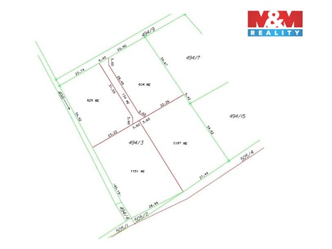 Prodej stavebního pozemku, 4 052 m² 8