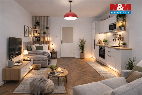 Prodej bytu 1+1, 25 m² - 0