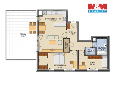 Prodej bytu 3kk, 127 m² - 4