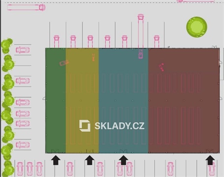 Pronájem skladu / haly, 440 m² - 2