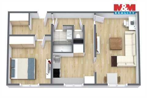 Prodej bytu 2+1, 55 m² - 14