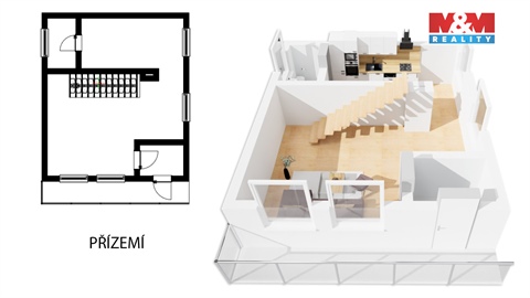 Prodej chaty / chapuly, 59 m² - 8