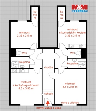 Pronájem obchodních prostor, 45 m² 4