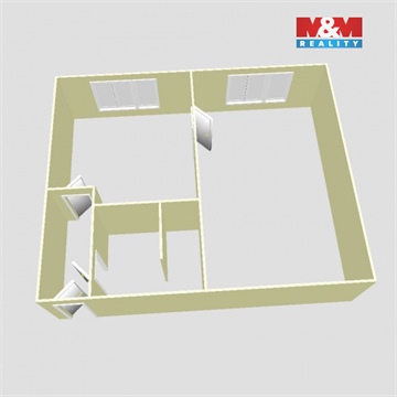 Pronájem bytu 1+1, 35 m² - 2