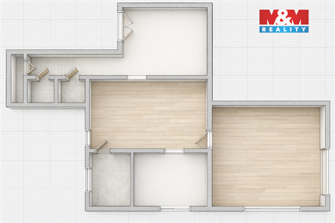 Pronájem bytu 2+1, 67 m² - 4