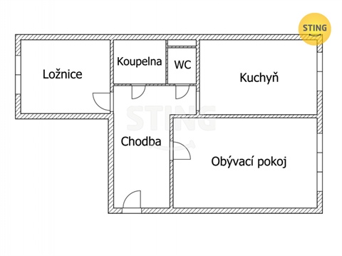 Prodej bytu 2+1, 57 m² - 6