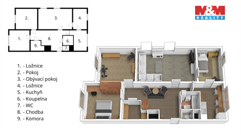 Prodej bytu 4+1, 109 m² - 6