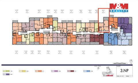 Prodej bytu 2+1, 56 m² - 2