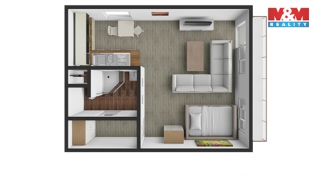 Prodej bytu 1kk, 49 m² - 22