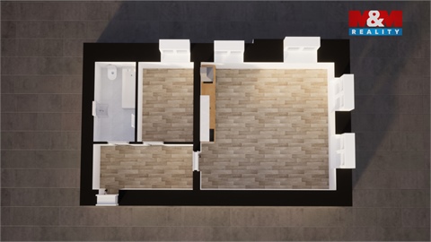 Prodej bytu 2kk, 50 m² - 2